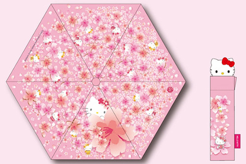 헬로우키티 접이식 우산/양산-벚꽃