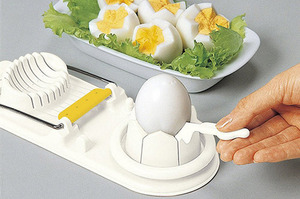 계란을 세가지 모양으로 커트할 수 있는 카이 하우스 셀럭트 에그 슬라이서/계란 커트기